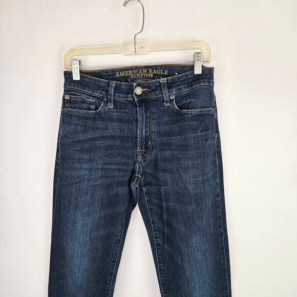 American Eagle Outfitters Slim Jeans Men’s 30x36 Extreme Flex Dark Wash Denim - Picture 4 of 10